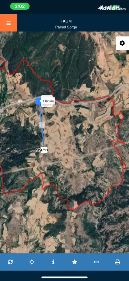Kastamonu İhsangazi Dağyolu, Kanlıgöl Mahallesi 1.438 m² satılık tarla arsa - Fotoğraf 3