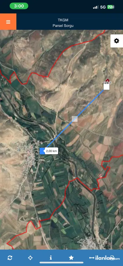 Bayburt Aydıntepe Yukarıkırzı Köyü Mahallesi 7.668 m² satılık tarla arsa - Fotoğraf 1