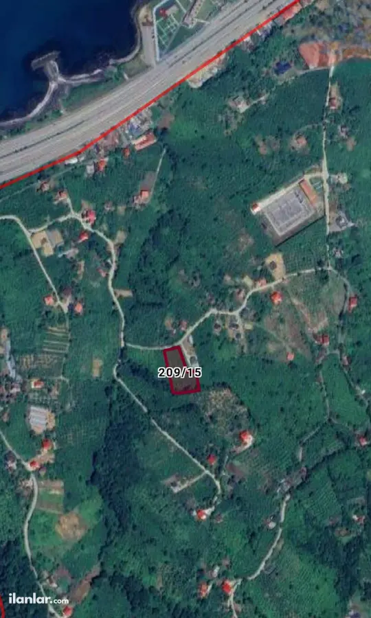 Trabzon Vakfıkebir Yalıköy Mahallesi 1.637 m² satılık bağ & Bahçe arsa - Fotoğraf 3