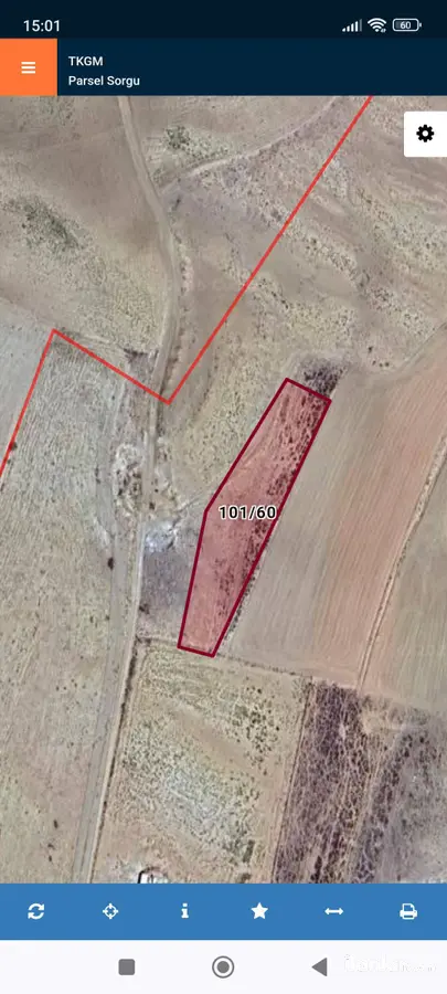 Aksaray Merkez Baymış Köyü Mahallesi 2.547 m² satılık tarla arsa - Fotoğraf 1