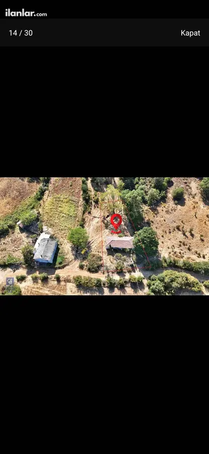 Çanakkale Lapseki Dereköy Köyü Mahallesi 602 m² satılık konut arsa - Fotoğraf 3