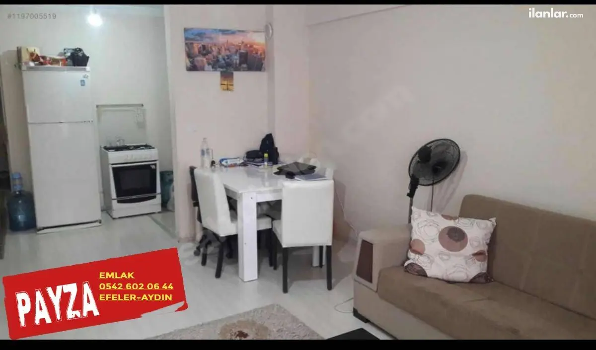 Aydın Efeler Orta Mahallesi 1+1 60 m² satılık daire - Fotoğraf 1