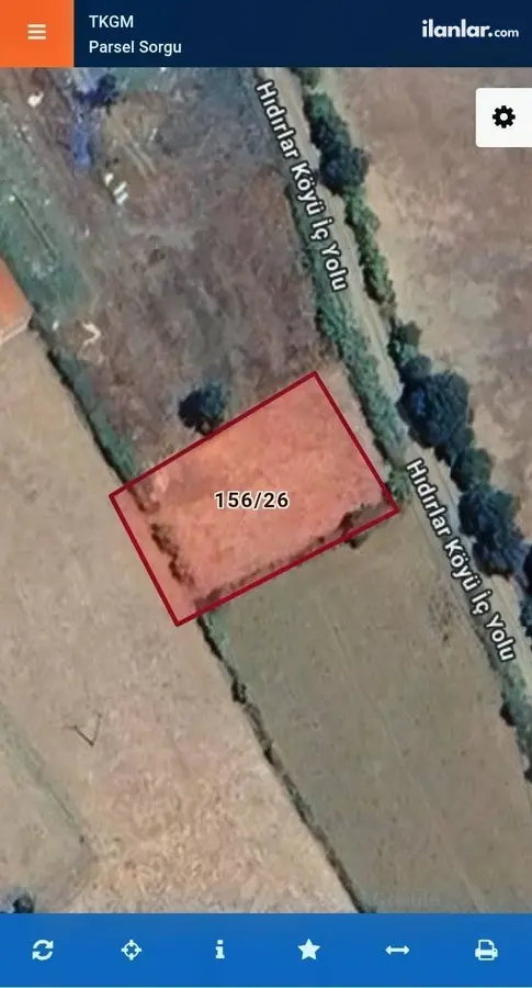 Çanakkale Yenice Hıdırlar Köyü Mahallesi 890 m² satılık tarla arsa - Fotoğraf 1