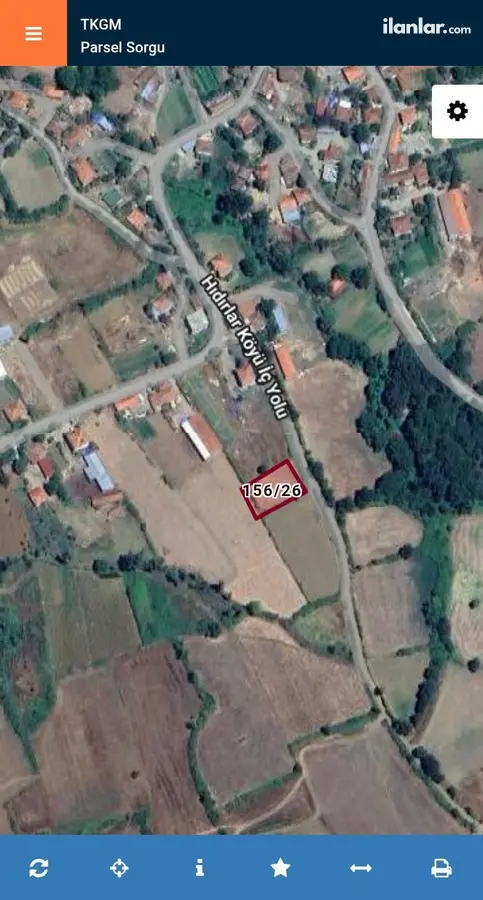 Çanakkale Yenice Hıdırlar Köyü Mahallesi 890 m² satılık tarla arsa - Fotoğraf 2
