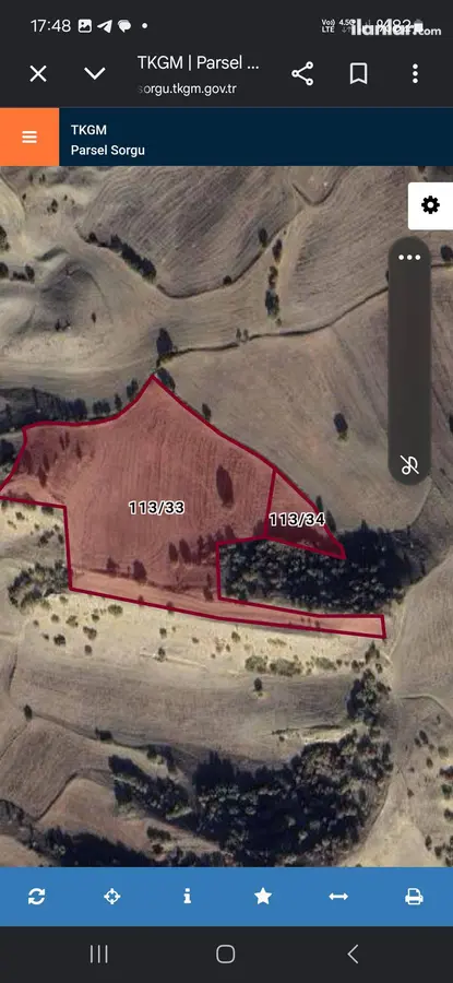 Çorum Sungurlu Büyükincesu Köyü Mahallesi 64.000 m² satılık tarla arsa - Fotoğraf 3