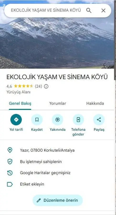 Antalya Korkuteli Beğiş Mahallesi 3.859 m² satılık tarla arsa - Fotoğraf 3