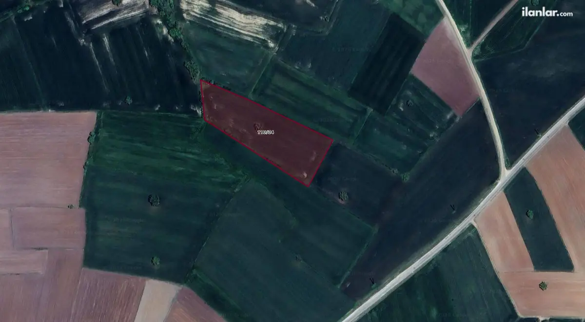 Kırklareli Merkez Dolhan Köyü Mahallesi 8.659 m² satılık tarla arsa - Fotoğraf 2