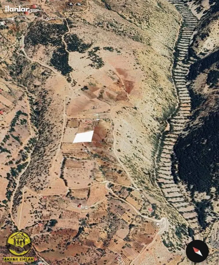 Kahramanmaraş Dulkadiroğlu Dereli Mahallesi 3.000 m² satılık bağ & Bahçe arsa - Fotoğraf 2