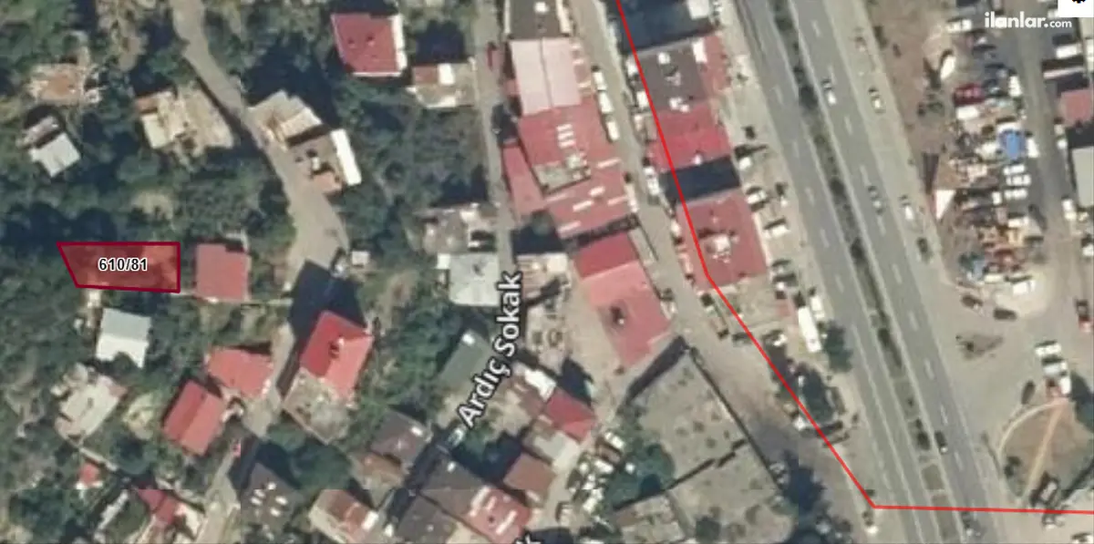 Trabzon Ortahisar Kaymaklı Mahallesi 212 m² satılık konut arsa - Fotoğraf 2