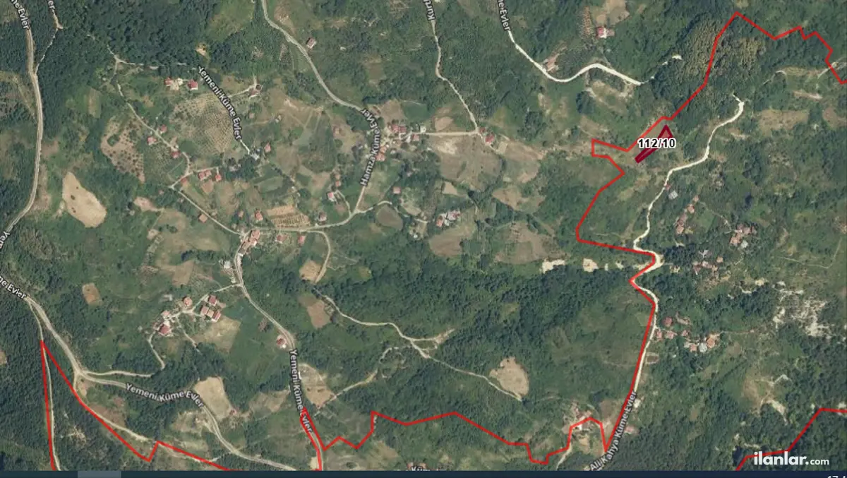 Kastamonu Abana Akçam, Tepe Mahallesi 928 m² satılık çiftlik arsa - Fotoğraf 1