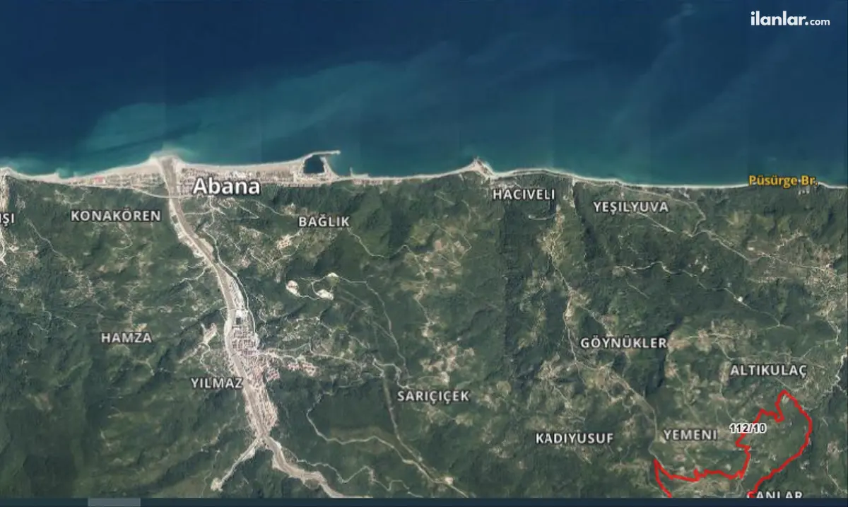 Kastamonu Abana Akçam, Tepe Mahallesi 928 m² satılık çiftlik arsa - Fotoğraf 3