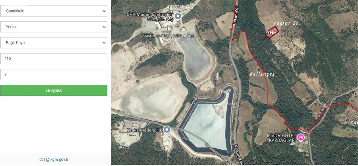 Çanakkale Yenice Bağlı Köyü Mahallesi 2.630 m² satılık çiftlik arsa - Fotoğraf 2
