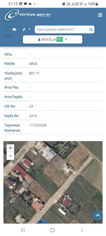 Tekirdağ Ergene Esenler Mahallesi 801 m² satılık konut arsa - Fotoğraf 1