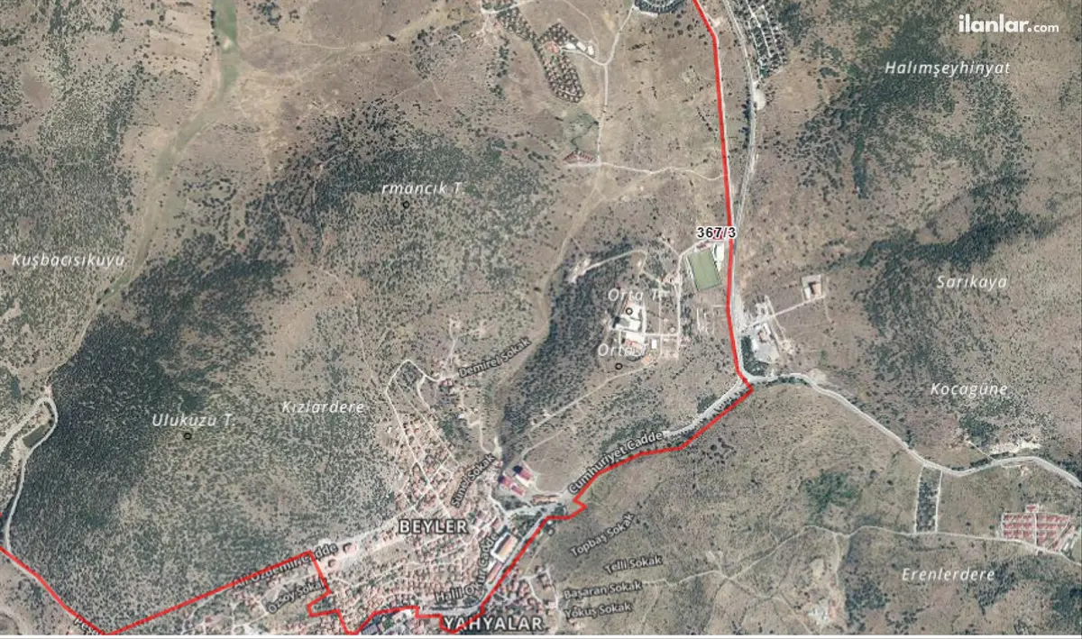 Ankara Çamlıdere Beyler Mahallesi 628 m² satılık konut arsa - Fotoğraf 2