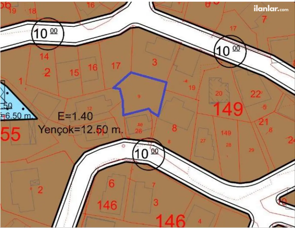Adana Pozantı İstiklal Mahallesi 284 m² satılık konut arsa - Fotoğraf 2