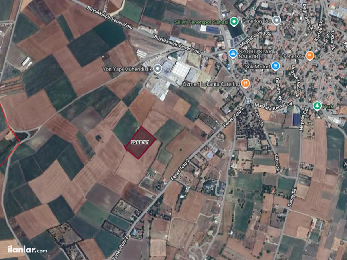 İstanbul Silivri Fener Mahallesi 2.000 m² satılık tarla arsa - Fotoğraf 2