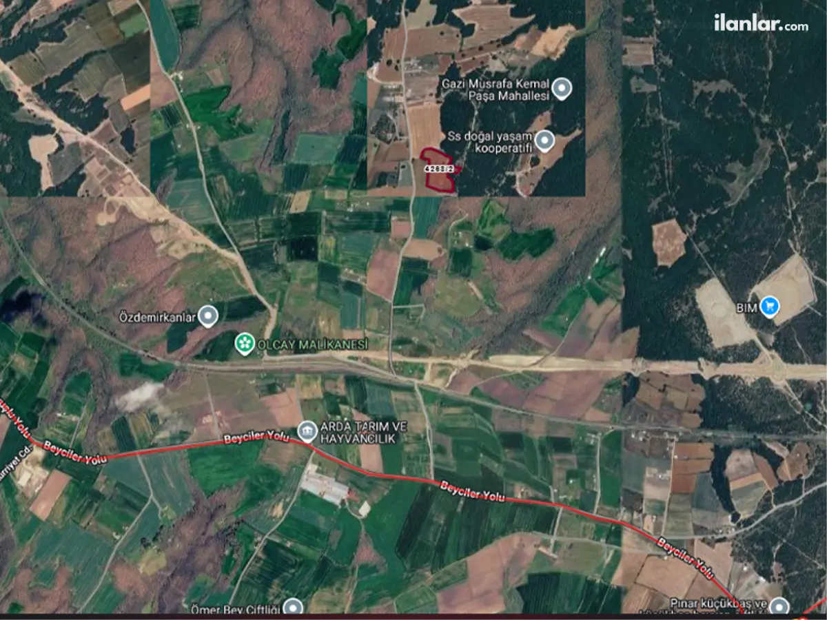 İstanbul Silivri Çayırdere Mahallesi 3.400 m² satılık tarla arsa - Fotoğraf 1