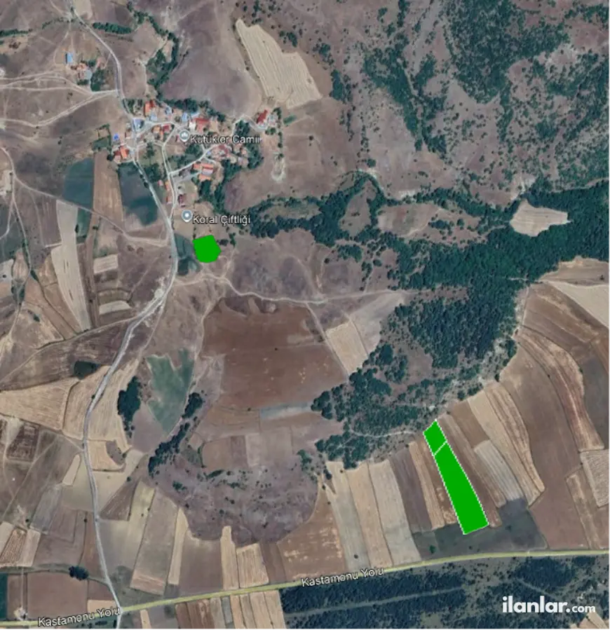 Kastamonu Merkez İbişler, Kadı Mahallesi 14.000 m² satılık tarla arsa - Fotoğraf 2