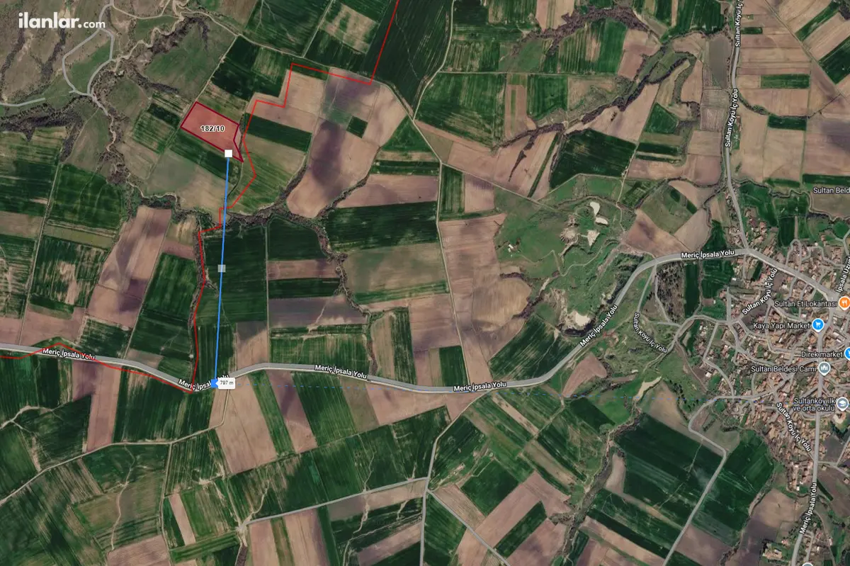 Edirne İpsala Balabancık Köyü Mahallesi 20.153 m² satılık tarla arsa - Fotoğraf 2