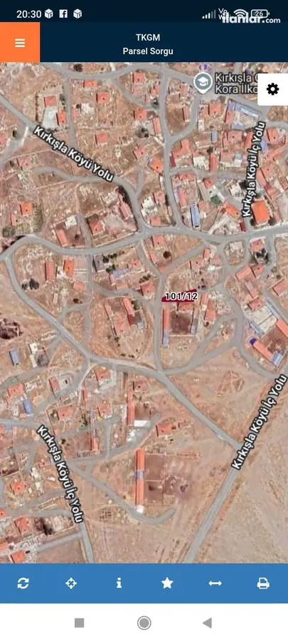 Konya Cihanbeyli Kırkışla Mahallesi 280 m² satılık konut arsa - Fotoğraf 2