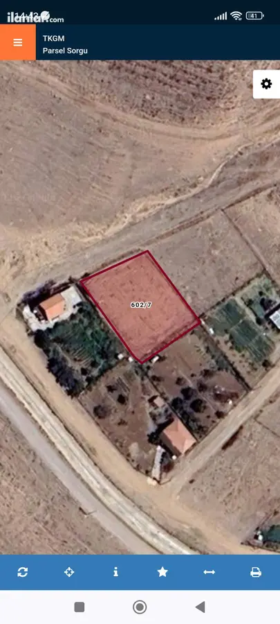 Aksaray Merkez Topakkaya, Medeni Mahallesi 740 m² satılık konut arsa - Fotoğraf 1