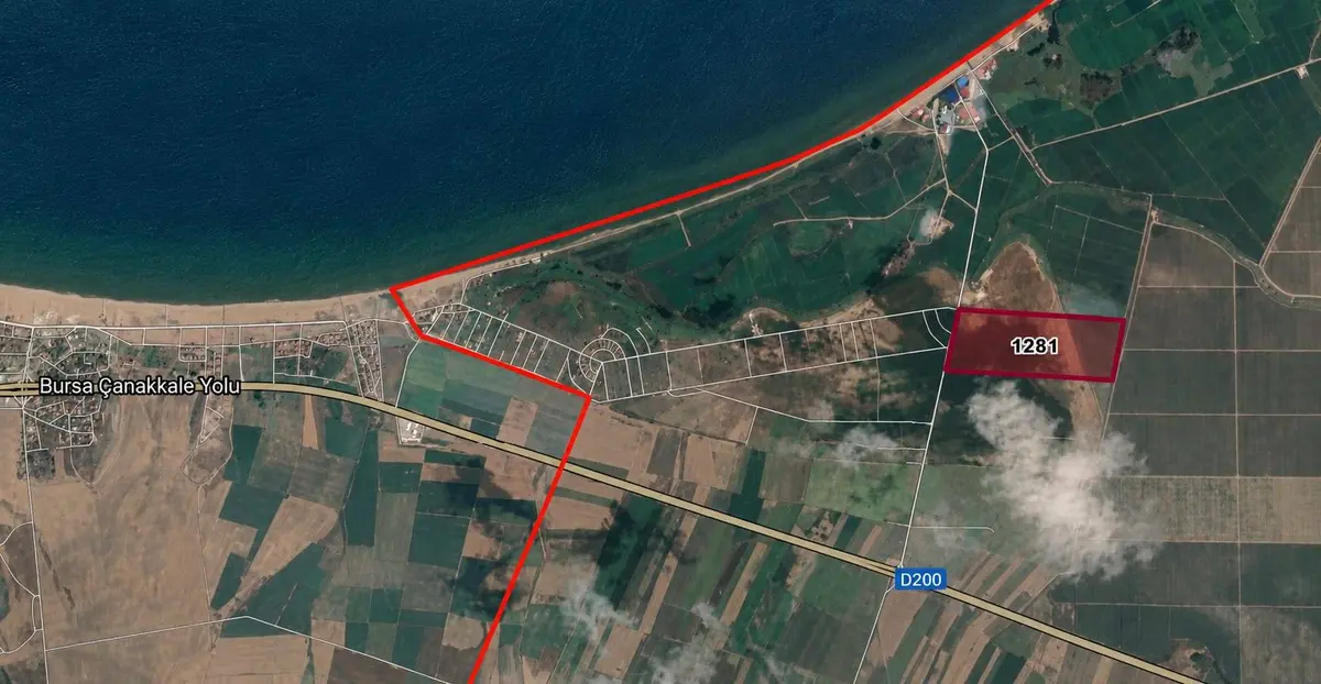 Balıkesir Gönen Çifteçeşmeler Mahallesi 1.000 m² satılık tarla arsa - Fotoğraf 3