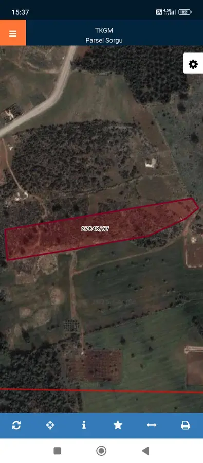 Antalya Döşemealtı Altınkale Mahallesi 1.540 m² satılık tarla arsa - Fotoğraf 1