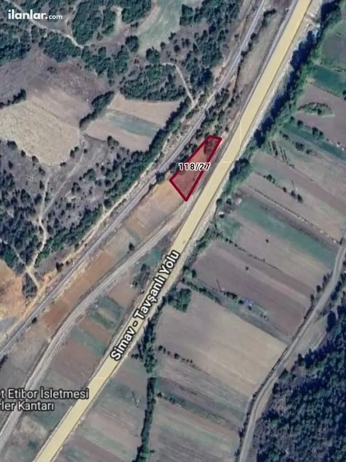Kütahya Tavşanlı Emirler Köyü Mahallesi 1.375 m² satılık tarla arsa - Fotoğraf 2
