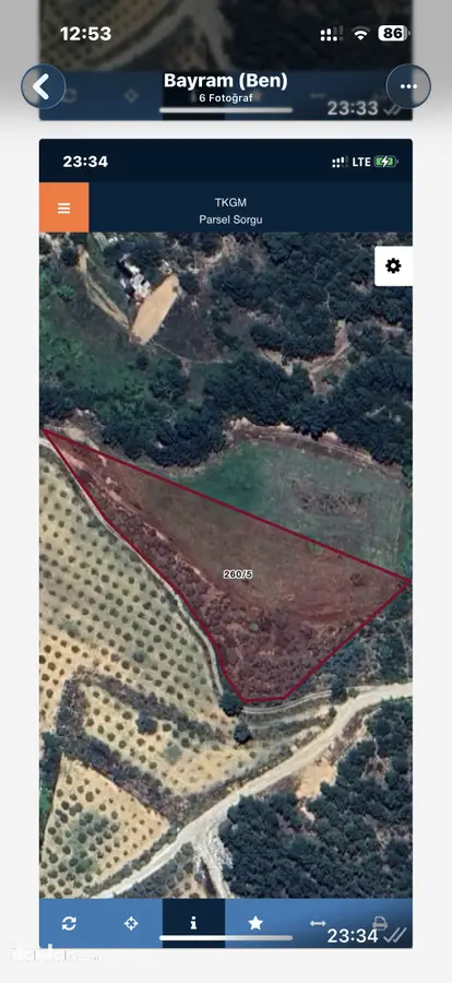 Muğla Menteşe Bayır Mahallesi 8.025 m² satılık çiftlik arsa - Fotoğraf 2