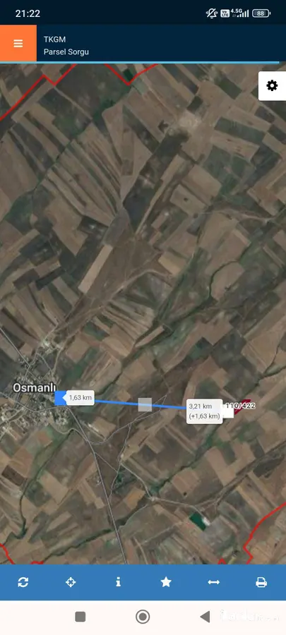 Tekirdağ Saray Osmanlı Mahallesi 5.657 m² satılık tarla arsa - Fotoğraf 3