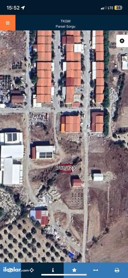 Denizli Buldan Cumhuriyet Mahallesi 181 m² satılık sanayi arsa - Fotoğraf 1