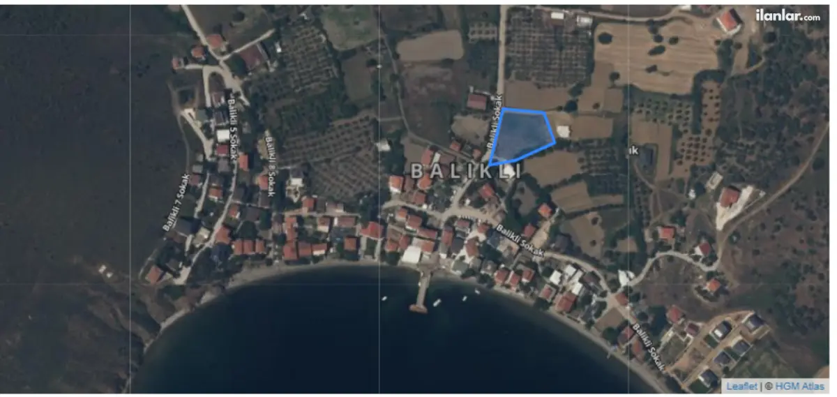 Balıkesir Erdek Balıklı Mahallesi 2.116 m² satılık tarla arsa - Fotoğraf 1