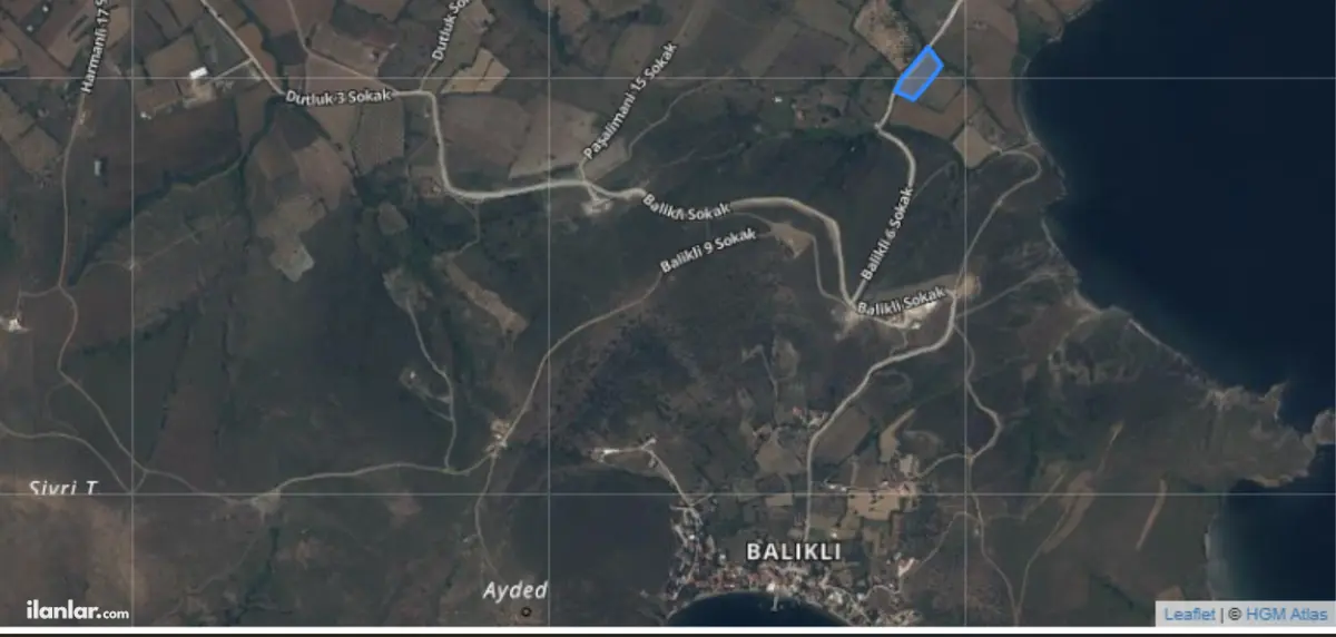 Balıkesir Erdek Balıklı Mahallesi 5.531 m² satılık tarla arsa - Fotoğraf 1