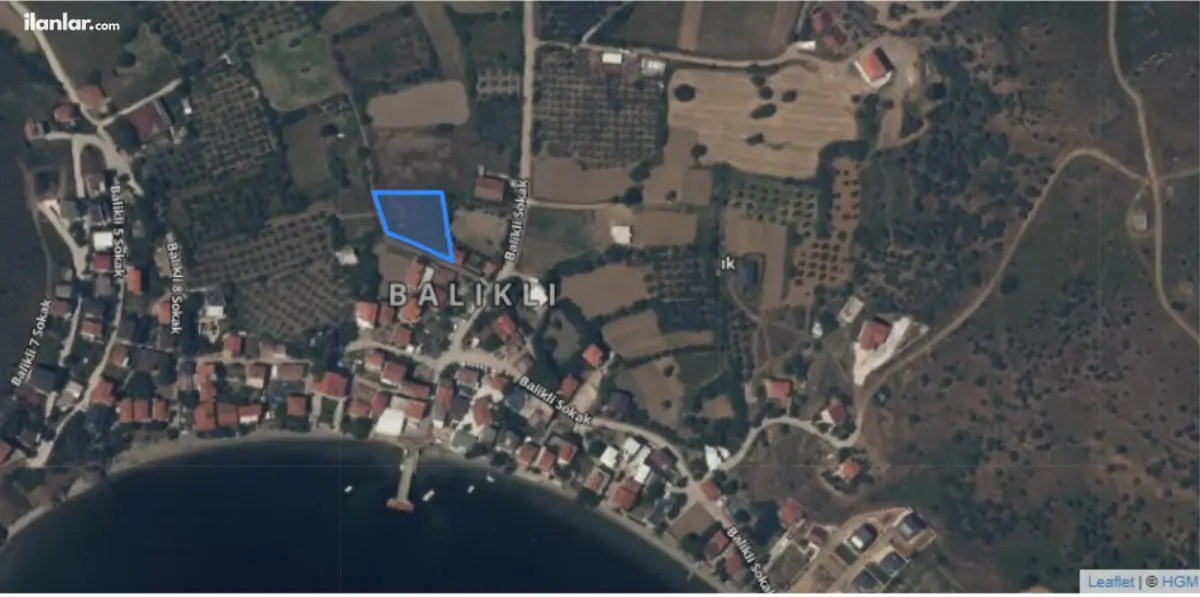 Balıkesir Erdek Balıklı Mahallesi 1.274 m² satılık tarla arsa - Fotoğraf 1