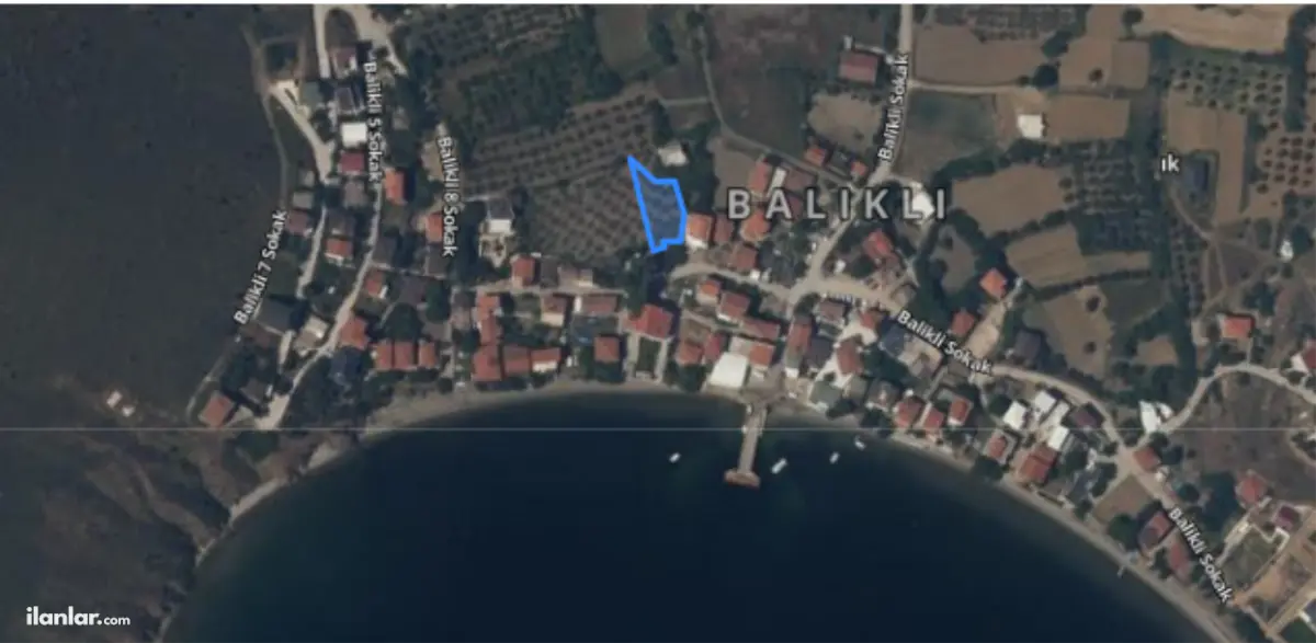 Balıkesir Erdek Balıklı Mahallesi 573 m² satılık zeytinlik arsa - Fotoğraf 1