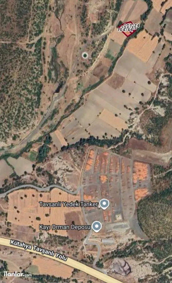 Kütahya Tavşanlı Kayı Köyü Mahallesi 769 m² satılık tarla arsa - Fotoğraf 3