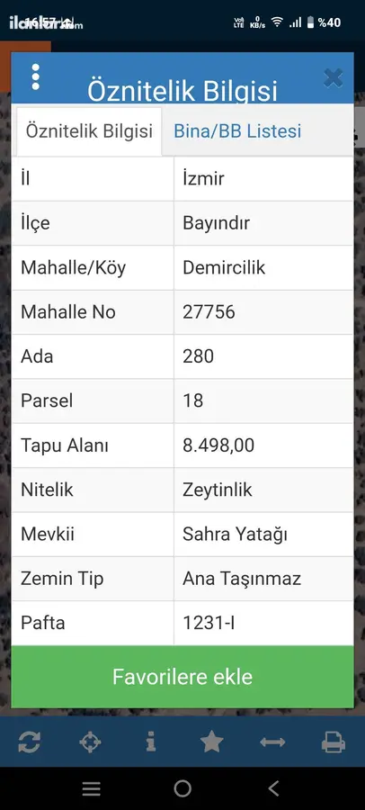 İzmir Bayındır Demircilik Mahallesi 8.498 m² satılık zeytinlik arsa - Fotoğraf 1