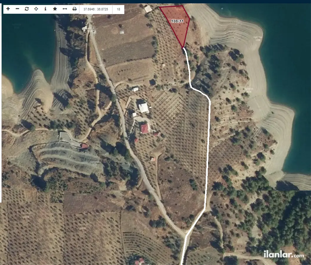 Kahramanmaraş Onikişubat Sarıçukur Mahallesi 1.497 m² satılık bağ & Bahçe arsa - Fotoğraf 2