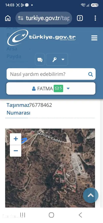 Çanakkale Ayvacık Ahmetçe Köyü Mahallesi 615 m² satılık bağ & Bahçe arsa - Fotoğraf 3