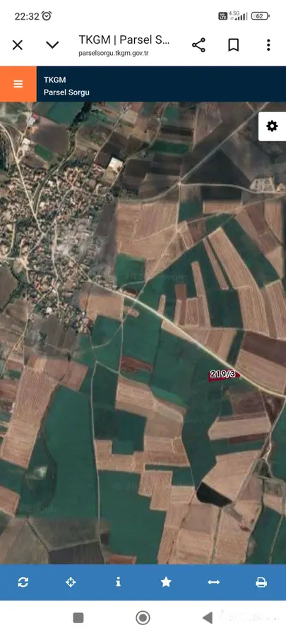 Edirne Süloğlu Geçkinli Köyü Mahallesi 344 m² satılık tarla arsa - Fotoğraf 1