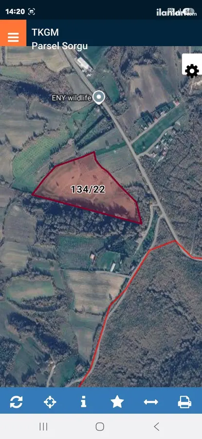İstanbul Çatalca Örencik Mahallesi 1.007 m² satılık tarla arsa - Fotoğraf 1