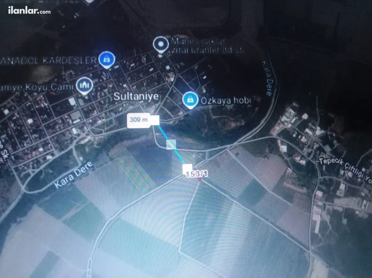 Bursa Karacabey Sultaniye Mahallesi 561 m² satılık bağ & Bahçe arsa - Fotoğraf 2