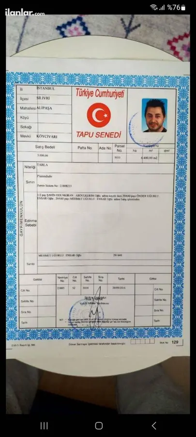 İstanbul Silivri Alipaşa Mahallesi 295 m² satılık tarla arsa - Fotoğraf 2