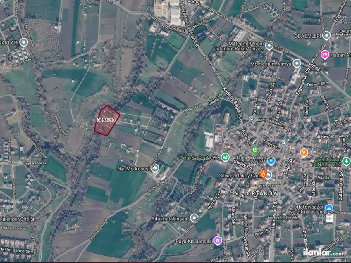 İstanbul Silivri Ortaköy Mahallesi 300 m² satılık bağ & Bahçe arsa - Fotoğraf 3