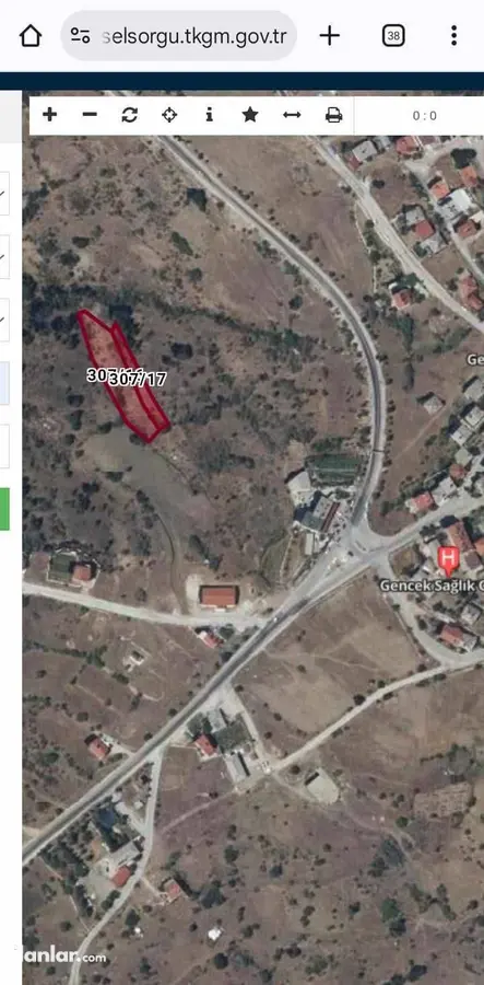 Konya Derebucak Gencek Mahallesi 2.350 m² satılık bağ & Bahçe arsa - Fotoğraf 1