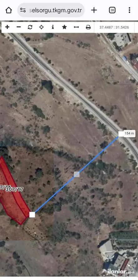 Konya Derebucak Gencek Mahallesi 2.350 m² satılık bağ & Bahçe arsa - Fotoğraf 2