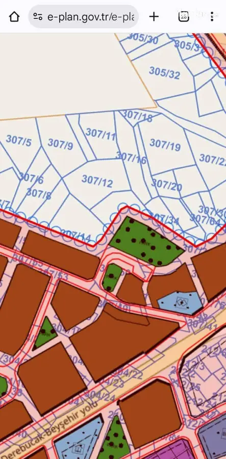 Konya Derebucak Gencek Mahallesi 2.350 m² satılık bağ & Bahçe arsa - Fotoğraf 3