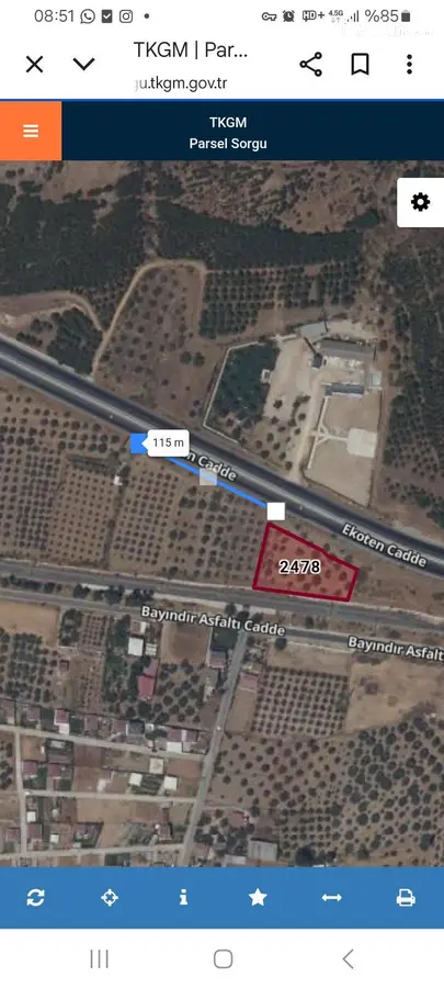 İzmir Torbalı Arslanlar Mahallesi 2.647 m² satılık arazi arsa - Fotoğraf 1