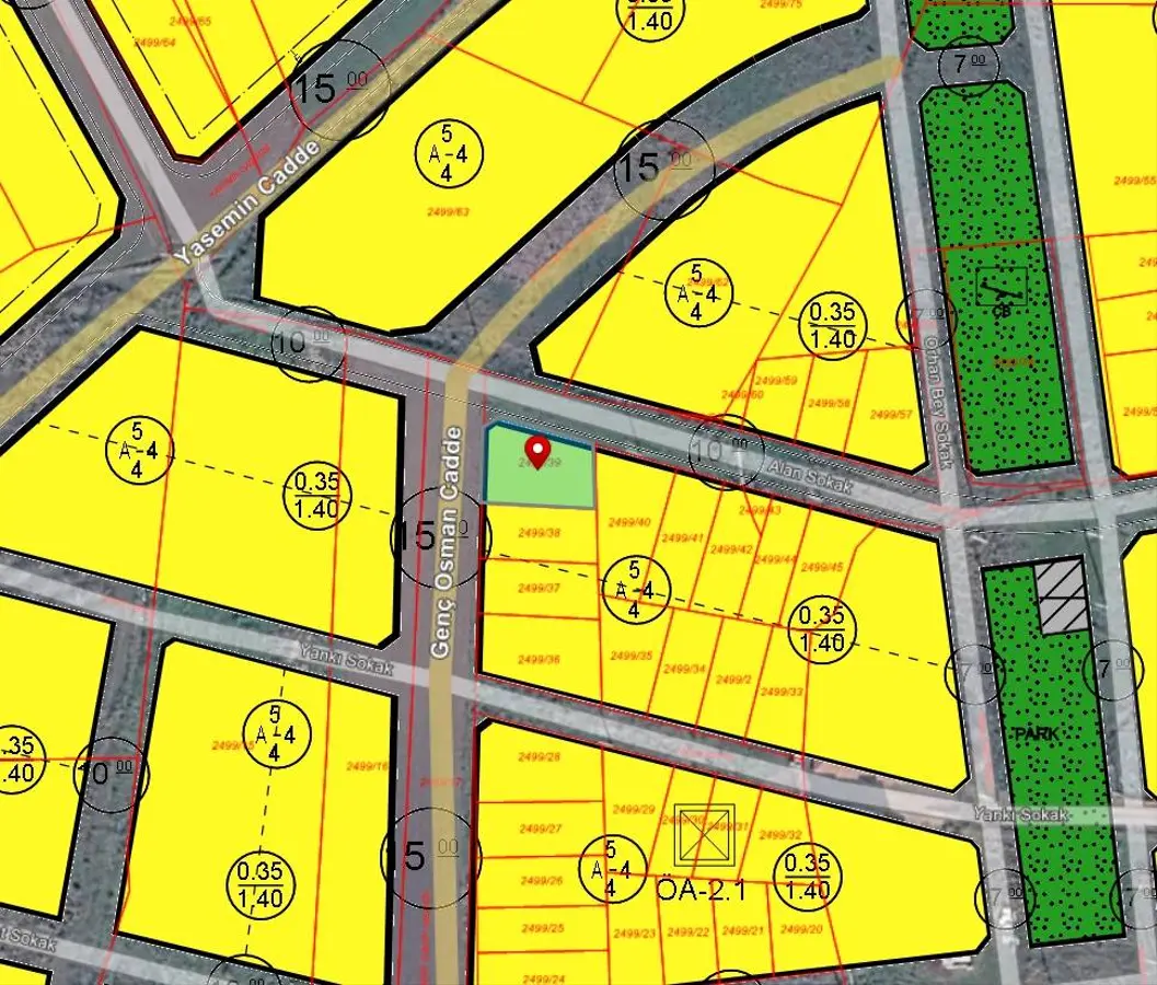 Kütahya Tavşanlı Dağçeşme Mahallesi 344 m² satılık konut arsa - Fotoğraf 3