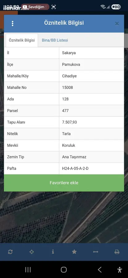 Sakarya Pamukova Cihadiye Mahallesi 7.500 m² satılık tarla arsa - Fotoğraf 3